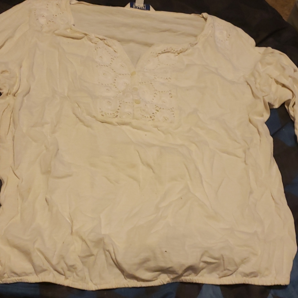 Womens long sleeve white shirt
